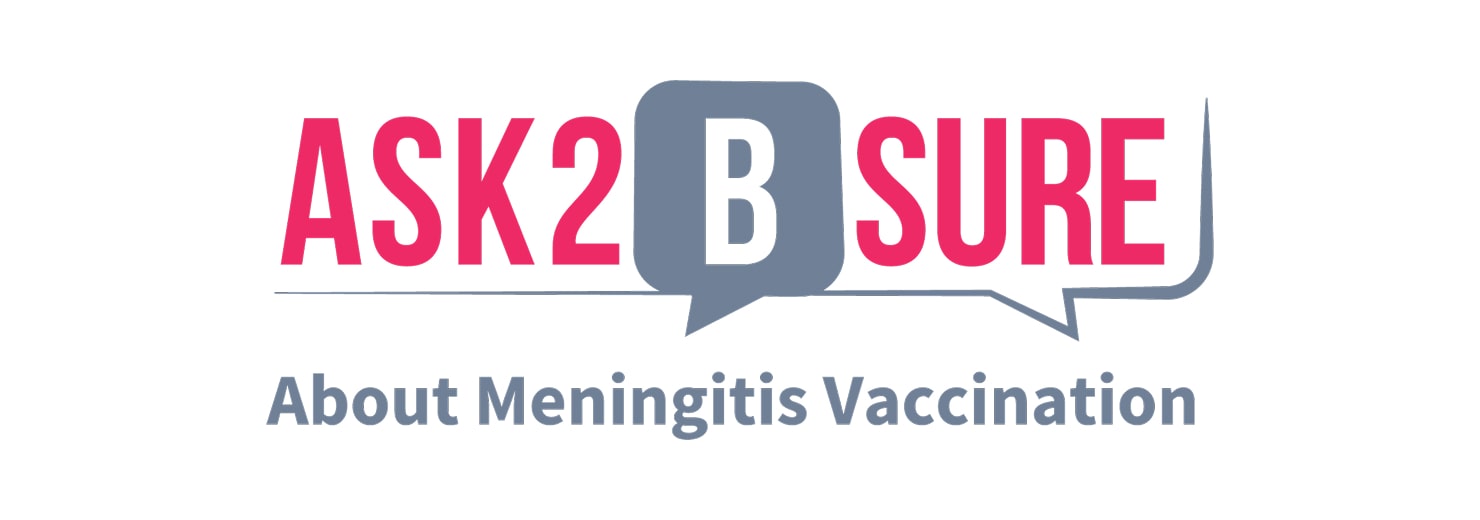 Ask2BSure about meningitis vaccination logo